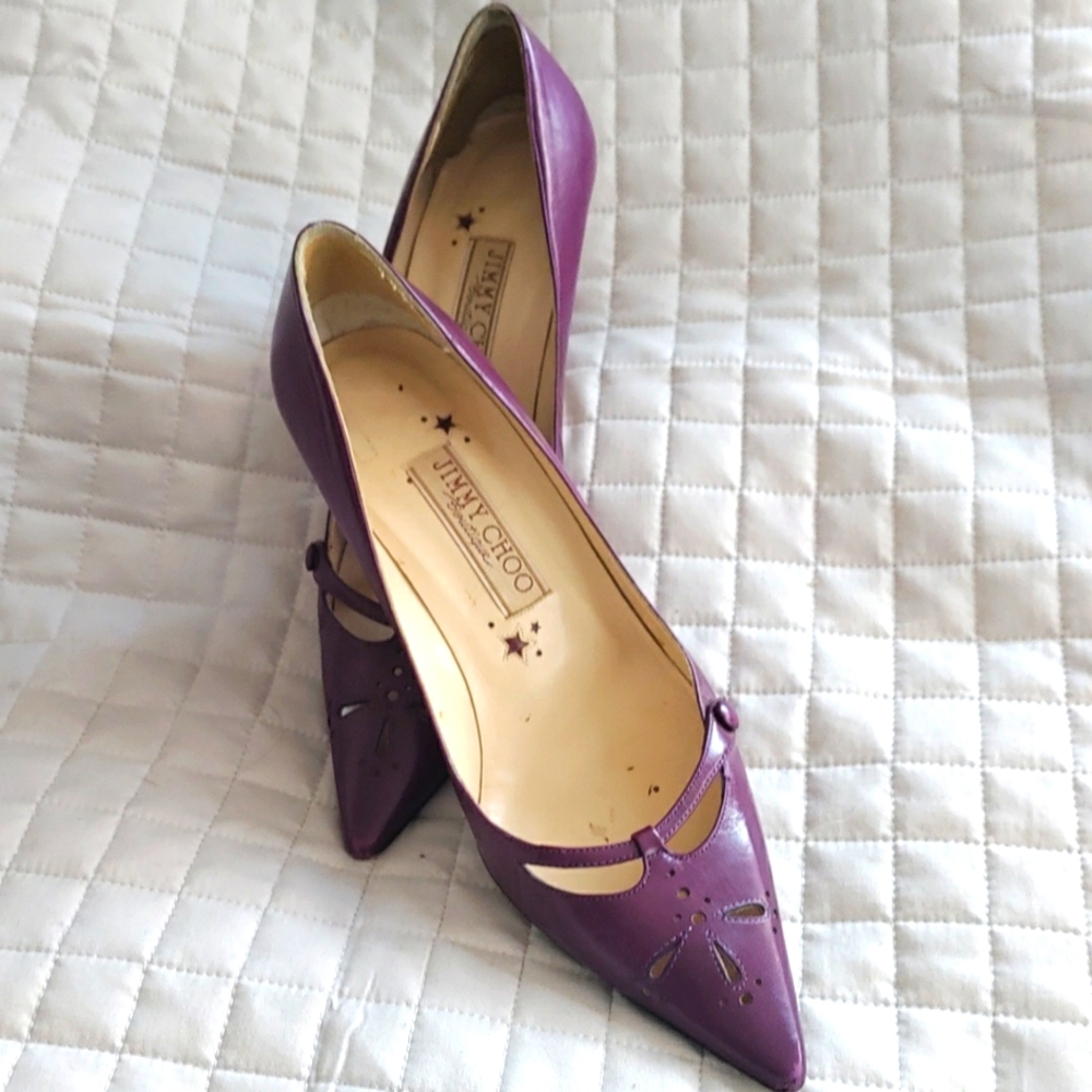 Jimmy Choo kitten heel shoes